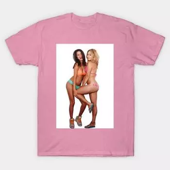 Женская футболка Мои шлюхи Принт Харадзюку Кавайная футболка Летняя с коротким рукавом Женская футболка Топ S розовый