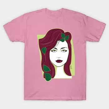 Женская футболка Nagel Ivy с принтом Харадзюку Кавайная футболка Летняя футболка с коротким рукавом Женская футболка Топ Футболка S розовый