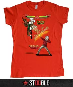 Женская футболка Newton Vs Einstein напрямую от продавца S