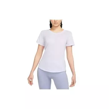 Женская футболка Nike Dri-Fit One Breathe с открытой спиной, круглым вырезом и короткими рукавами, кислородно-фиолетовая DX0132-536 L
