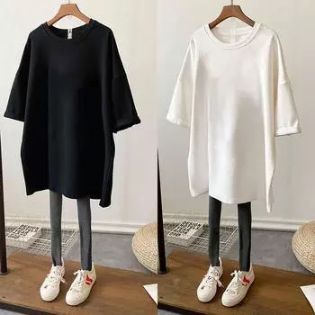 Женская футболка оверсайз в стиле хип-хоп 2021, уличная одежда в стиле Харадзюку, белая, черная футболка с коротким рукавом, хлопковая свободная футболка в стиле хип-хоп, большие размеры M белый