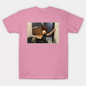 Женская футболка Пицца Малыш Нган Принт Харадзюку Каваий Футболка Летняя с коротким рукавом Женская футболка Топ S