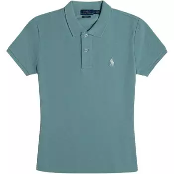 Женская футболка-поло с коротким рукавом Polo Ralph Lauren с вышивкой логотипа Pony 211569968-107 S