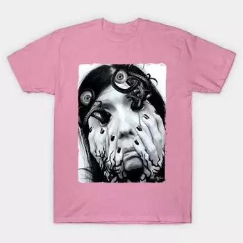 Женская футболка Posession с принтом Харадзюку, кавайная футболка, летняя футболка с коротким рукавом, женская футболка, топ S