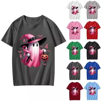 Женская футболка, повседневный свободный пуловер с круглым вырезом и коротким рукавом с принтом XXXL белый