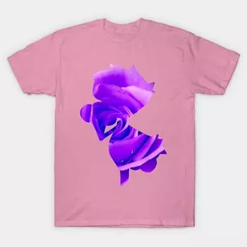 Женская футболка Растение Использованный Магический Лист Принт Харадзюку Кавайная Футболка Летняя С коротким рукавом Женская Футболка Топ S розовый