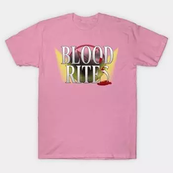 Женская футболка Ритуалы крови Принт Харадзюку Кавайная футболка Летняя с коротким рукавом Женская футболка Топ Футболка S розовый