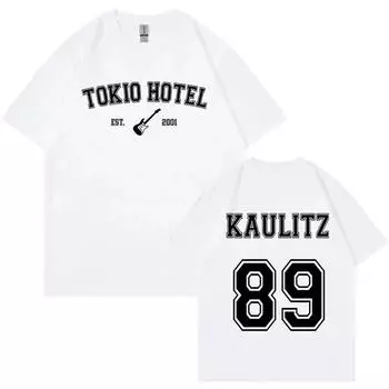 Женская футболка Rock Band Tokio Hotel Kaulitz, модные футболки Pure Comfort, футболка с короткими рукавами, уличная одежда в стиле хип-хоп, панк, женские топы XS