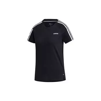 Женская футболка с 3 полосками Adidas NEO Essential, черная GJ7948 L