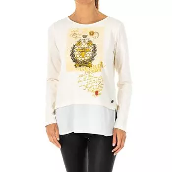 Женская футболка с длинным рукавом и круглым вырезом KWRG30