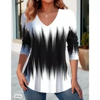 Женская футболка с длинными рукавами с 3D-печатью, с круглым вырезом и длинными рукавами, осенняя одежда с изображением животных, праздничная подарочная одежда, модная футболка для вечеринки S