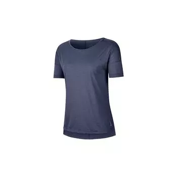 Женская футболка с коротким рукавом Nike Yoga Fitness, синяя CJ9327-491 S