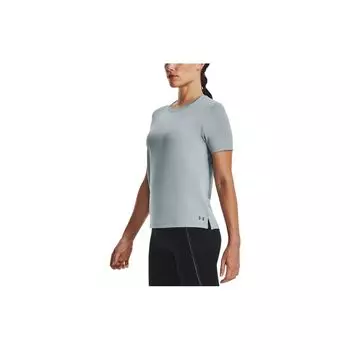 Женская футболка с круглым вырезом и короткими рукавами Under Armour Rush, женские топы, синий 1379043-465 S