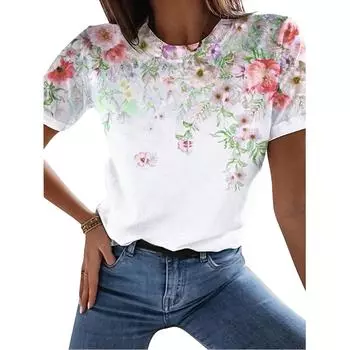 Женская футболка с круглым вырезом и пуговицами с коротким рукавом и низом, топ L розовый