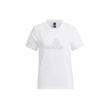Женская футболка с логотипом Adidas Must Haves Badge Of Sport, белая IZ3147 S