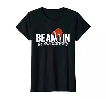 Женская футболка с надписью «Офицер по обучению Бимсман» чёрный