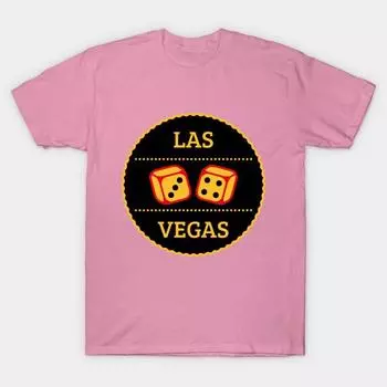 Женская футболка с нашивкой Las Vegas, 3C, принт Харадзюку, кавайная футболка, летняя футболка с коротким рукавом, женская футболка, топ S розовый