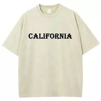 Женская футболка с принтом букв Pure, свободная, большого размера, стираная джинсовая ткань, короткий рукав, летняя базовая футболка из высококачественного хлопка S