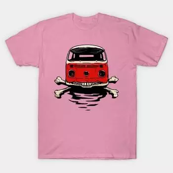 Женская футболка с принтом черепа и костей, Харадзюку, кавайная футболка, летняя футболка с коротким рукавом, женская футболка, топ S