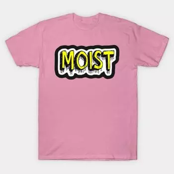 Женская футболка с принтом Moist Harajuku Kawaii, летняя футболка с коротким рукавом, женская футболка, топ S