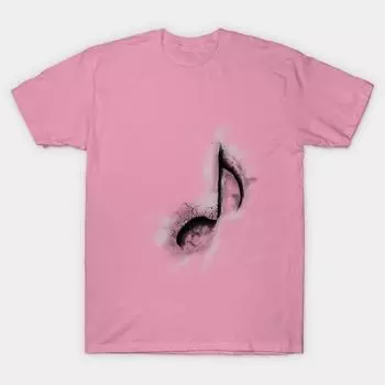 Женская футболка с принтом Note Harajuku Kawaii Летняя футболка с коротким рукавом Женская футболка Топ S