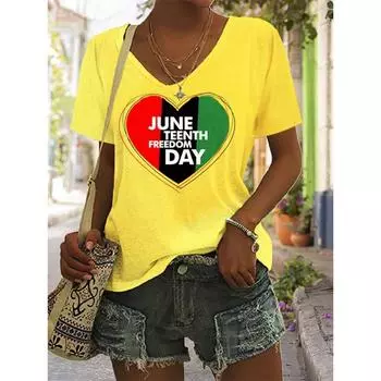 Женская футболка с принтом в стиле ретро и V-образным вырезом, новая женская футболка с принтом 3D-персонажей S