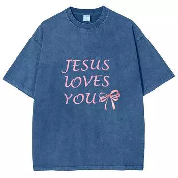 Женская футболка с принтом в виде розового банта и букв, стираная, свободного покроя, со средним рукавом, повседневная, милая, красивая, с коротким рукавом S