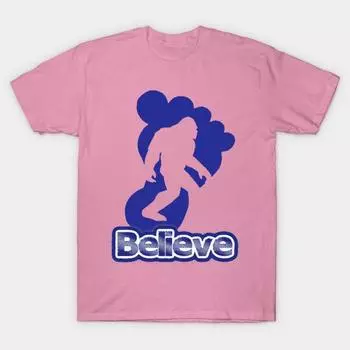 Женская футболка Сасквот Харадзюку Принт Каваий Футболка Летняя с коротким рукавом Женская футболка Топ Футболка S розовый