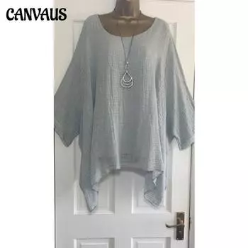 Женская футболка со средним рукавом, однотонная, повседневная, свободная, с рукавами «летучая мышь», рубашка с круглым вырезом, женский сексуальный топ больших размеров S темно-синий