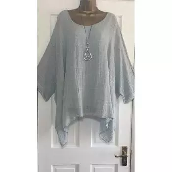 Женская футболка со средним рукавом, однотонная, повседневная, свободная, с рукавами «летучая мышь», рубашка с круглым вырезом, женский сексуальный топ больших размеров S темно-синий