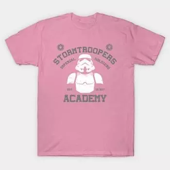 Женская футболка Солдаты Империи Принт Харадзюку Каваий Футболка Летняя с коротким рукавом Женская футболка Топ S розовый