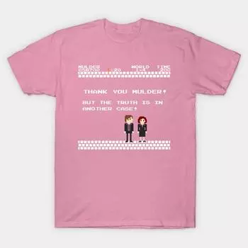Женская футболка Спасибо Малдер Принт Харадзюку Каваий Футболка Летняя Футболка с коротким рукавом Женская футболка Топ S розовый