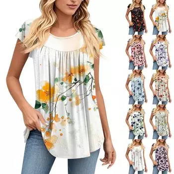 Женская футболка средней длины с круглым вырезом и коротким рукавом, свободная повседневная футболка с коротким рукавом, топ XL