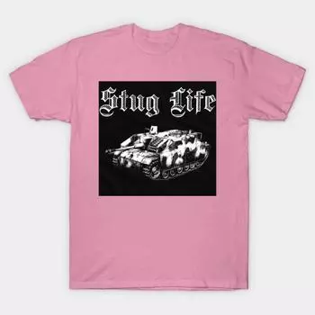 Женская футболка Stug Life с принтом Харадзюку, кавайная футболка, летняя футболка с коротким рукавом, женская футболка, топ S розовый