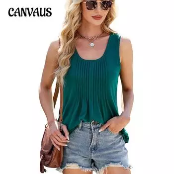 Женская футболка свободного покроя с круглым вырезом, плиссированная, однотонная, в полоску, весна-лето S чёрный