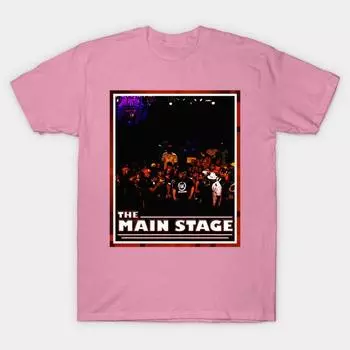 Женская футболка The Main Stage Принт Харадзюку Кавайная футболка Летняя футболка с коротким рукавом Женская футболка Топ S розовый