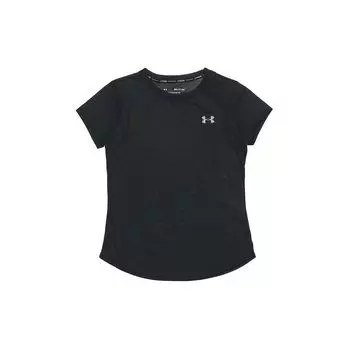 Женская футболка Under Armour Streaker Running с коротким рукавом, черная 1341520-001 XS