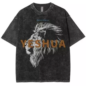 Женская футболка в стиле японского аниме, свободная, оверсайз, высокого качества, выстиранная, с коротким рукавом, модный простой топ на лето S