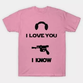 Женская футболка Я люблю тебя Я знаю Принт Харадзюку Кавайная футболка Летняя футболка с коротким рукавом Женская футболка Топ S розовый