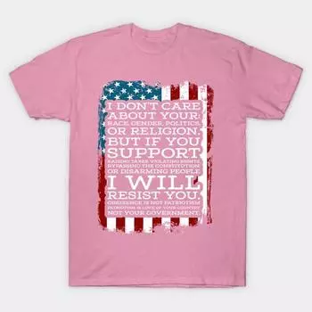 Женская футболка Запомни это прямо Не наступай на меня Принт Харадзюку Каваий футболка Летняя с коротким рукавом Женская футболка Топ S розовый