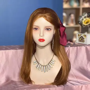 Женская голова манекена с плечом, легкая косметологическая подставка для парика манекена