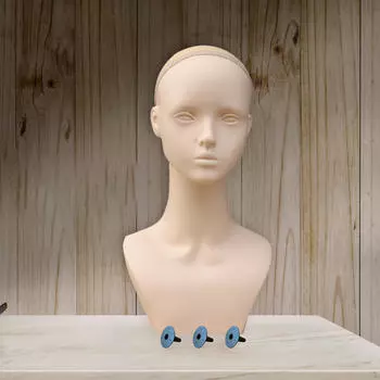 Женская голова манекена с плечом, манекен, парик, подставка, многоцелевая стойка для