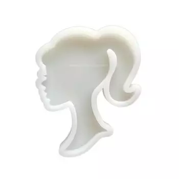 Женская голова силиконовая форма для торта шоколадная помадка формы ручной работы сахарные формы кухонные инструменты для выпечки посуда для выпечки