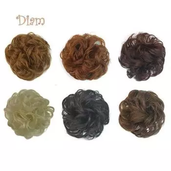 Женская грязная волнистая булочка для наращивания волос, эластичная резинка для волос, парик, кольцо для волос FQC-27#