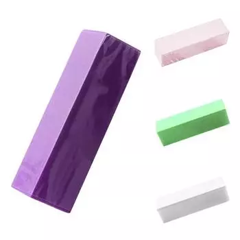 Женская губка для дизайна ногтей, буферный файл, блок для педикюра, маникюра, полировки, польский инструмент белый