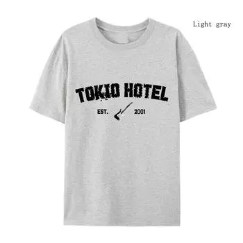 Женская хип-хоп уличная футболка одежда рок-группа Tokio Hotel Kaulitz принт футболка хлопковая футболка тренд короткий рукав футболка S