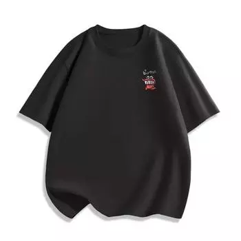 Женская хлопковая футболка с принтом крокодила – Белая, Свободная, Унисекс, С коротким рукавом, Летний топ L (suggested for 101-115 jin)