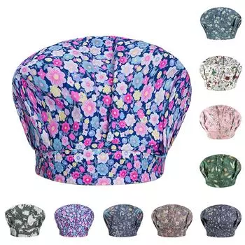 Женская хлопковая кепка повара, рабочая кепка, кепка медсестры в операционной One Size