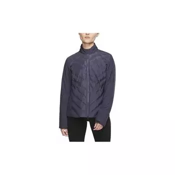 Женская хлопковая куртка Nike Zip-Up с длинным рукавом, темно-синяя AV3705-015 XL