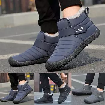 Женская хлопковая обувь Sagit. Теплая хлопковая обувь. Водонепроницаемые хлопковые сапоги. Высокие сапоги. 36 чёрный